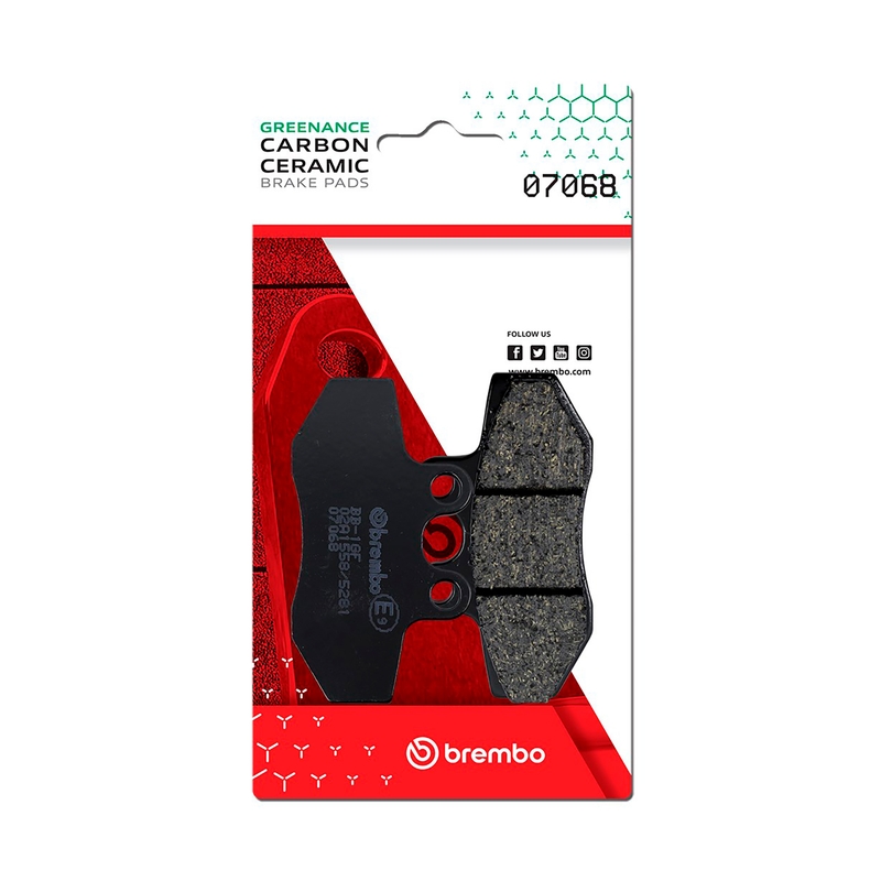 Brzdové destičky BREMBO Brzdové destičky pro skútry CC