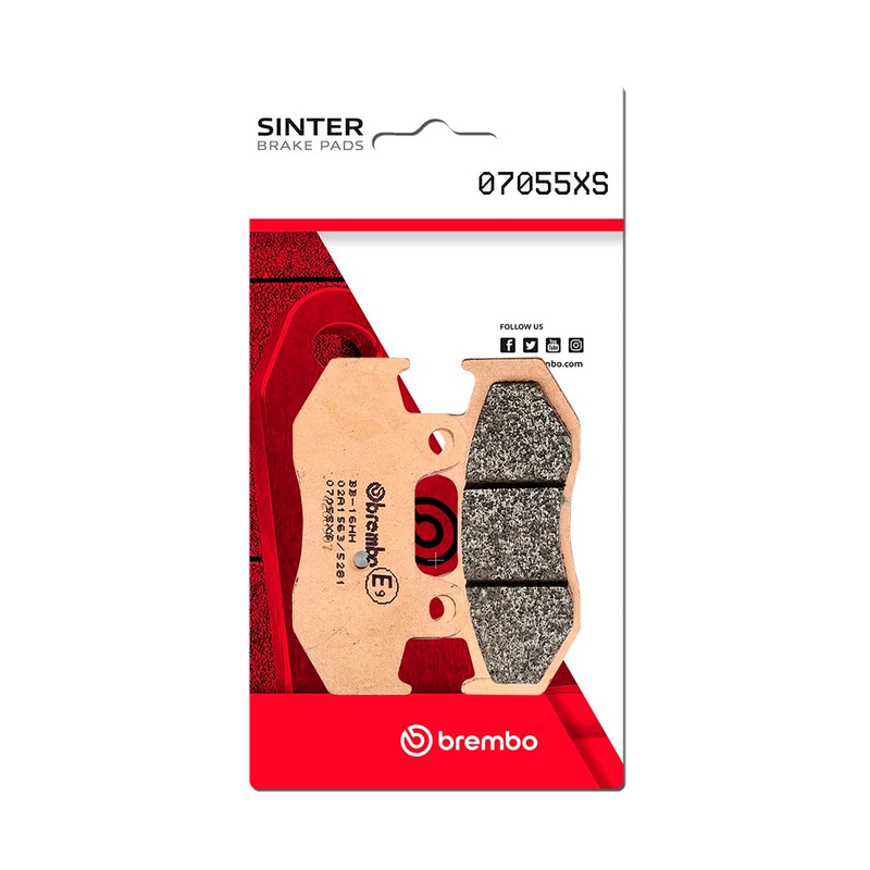 Brzdové destičky BREMBO pro SUZUKI AN 250 Burgman 2004-2006, SUZUKI AN 400 Burgman 2001-2006