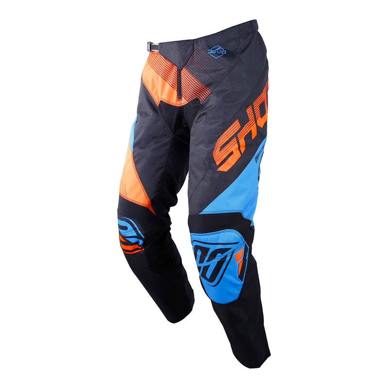 Motokrosové kalhoty Shot DEVO Ultimate modro-fluo oranžové výprodej