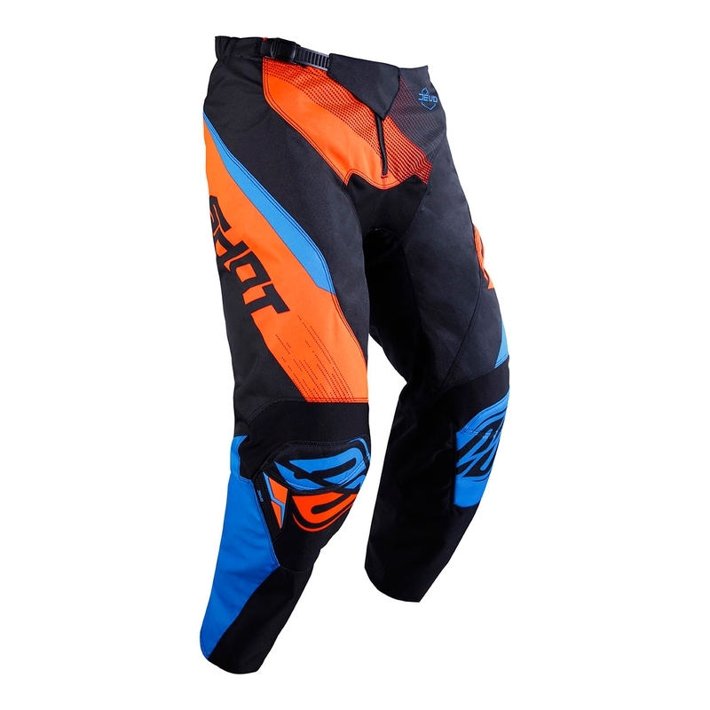 Motokrosové kalhoty Shot DEVO Ultimate modro-fluo oranžové výprodej
