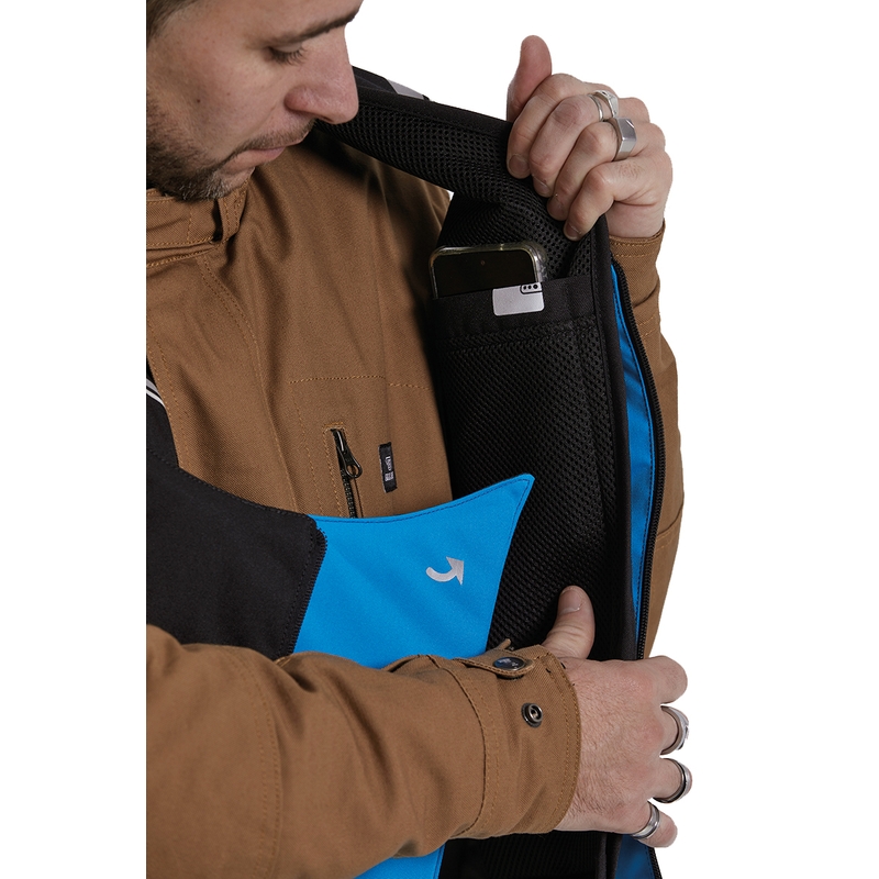 Airbagová vesta Helite Double Turtle Hivis zeleno-žlutá