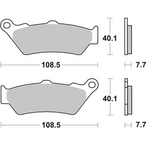 Brzdové destičky BREMBO 07BB0306 CC ROAD