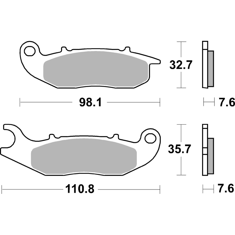 Brzdové destičky BREMBO CC ROAD