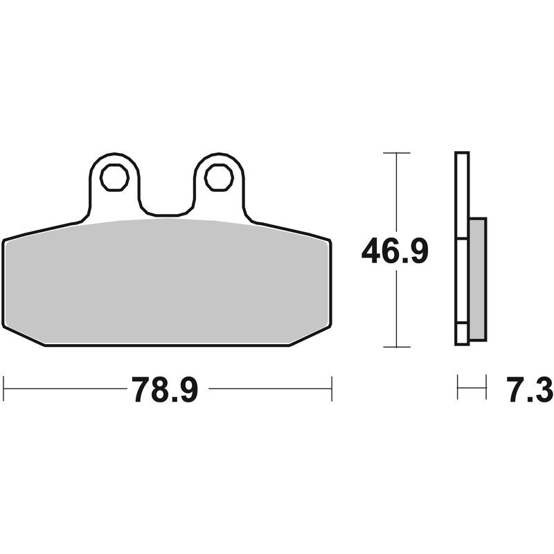 Brzdové destičky BREMBO CC ROAD