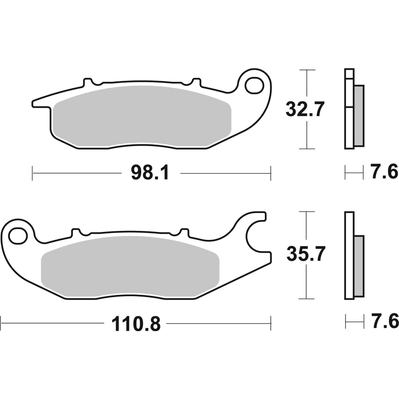 Brzdové destičky BREMBO CC ROAD