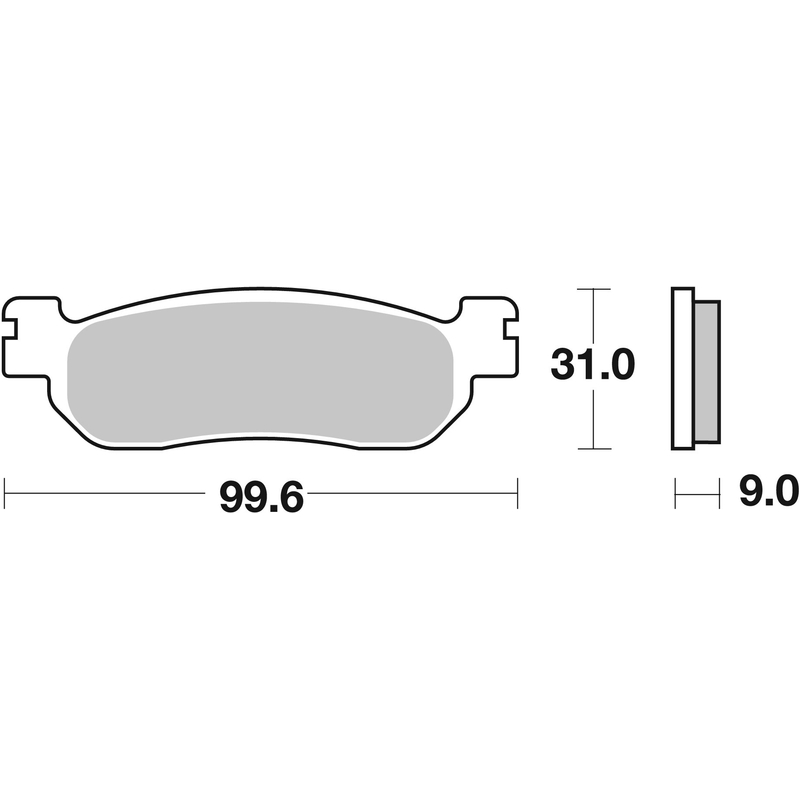 Brzdové destičky BREMBO Brzdové destičky pro skútry CC