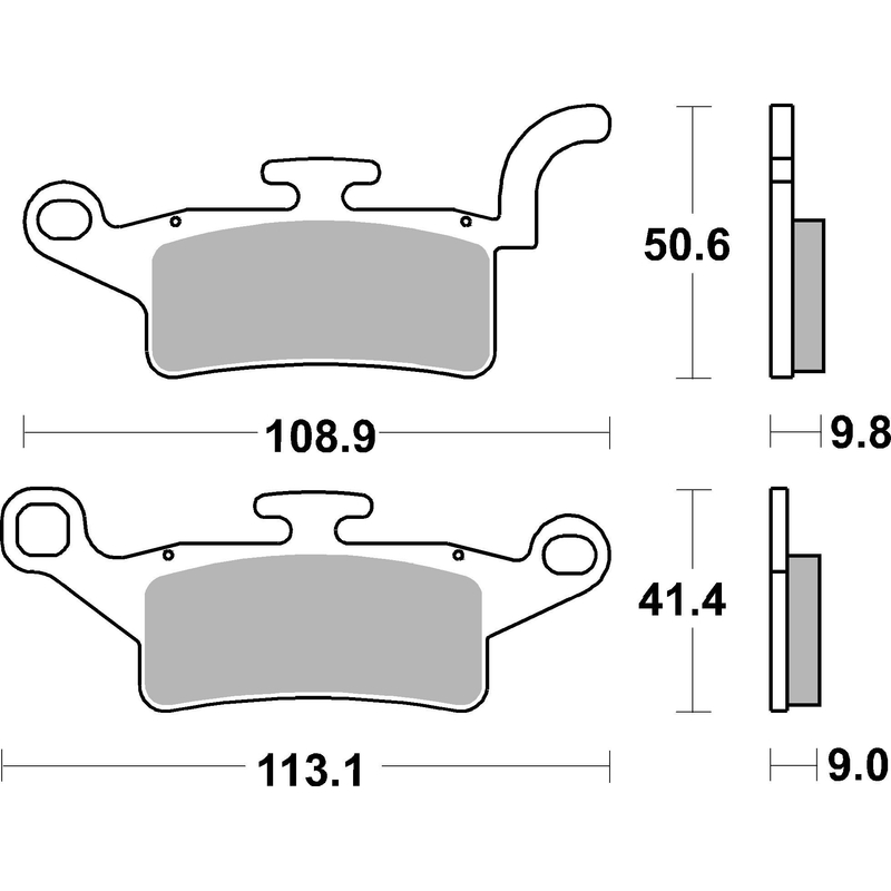 Brzdové destičky BREMBO Brzdové destičky pro skútry CC