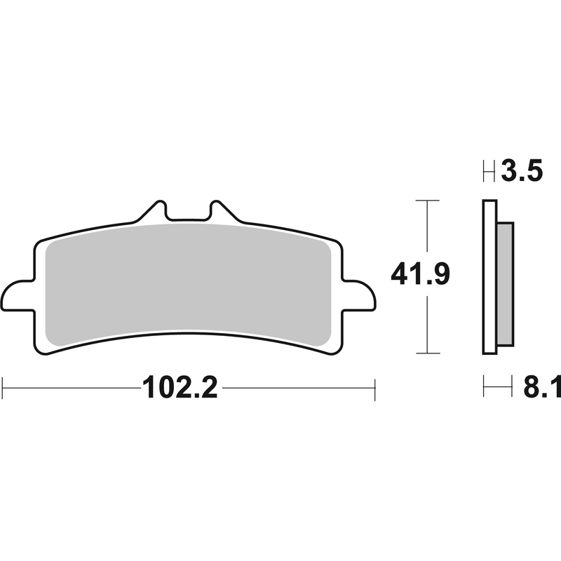 Brzdové destičky BREMBO