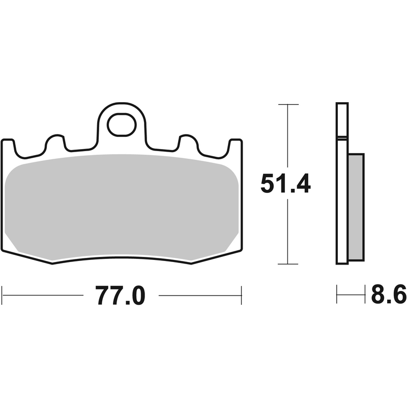 Brzdové destičky BREMBO
