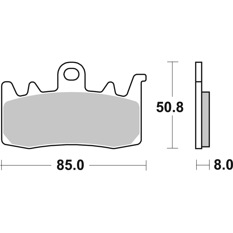 Brzdové destičky BREMBO
