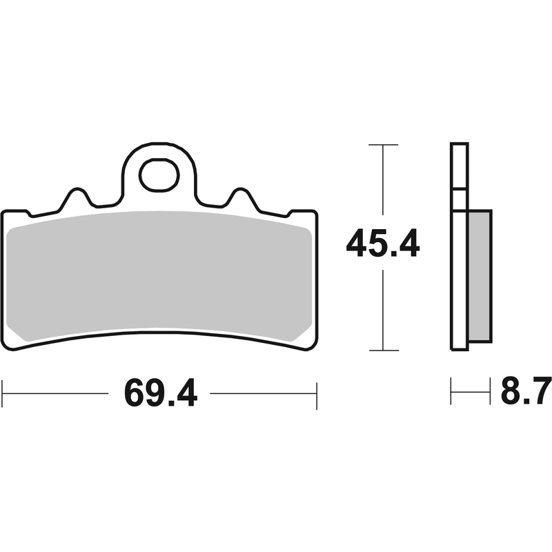 Brzdové destičky BREMBO