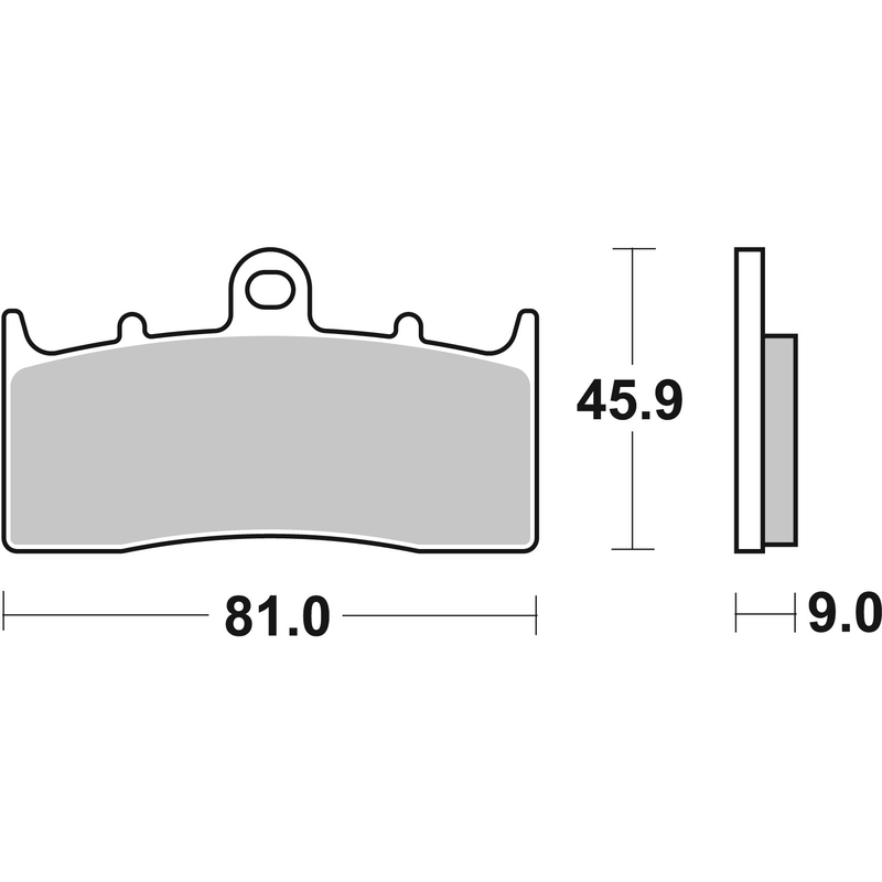 Brzdové destičky BREMBO
