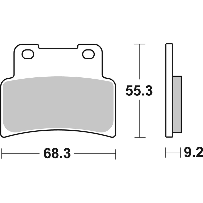 Brzdové destičky BREMBO