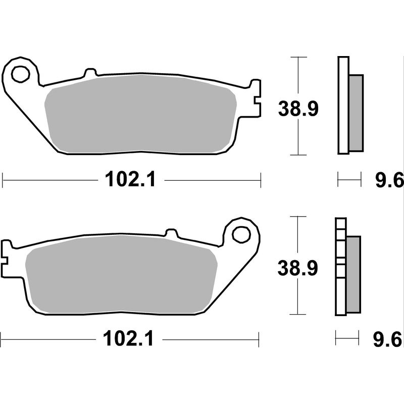 Brzdové destičky BREMBO