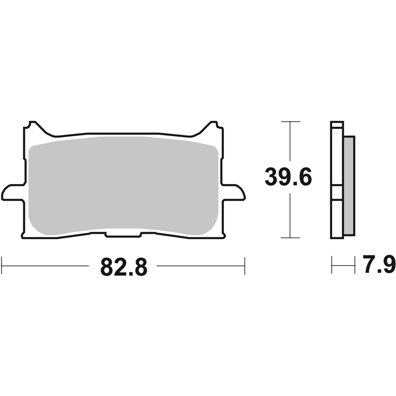 Brzdové destičky BREMBO