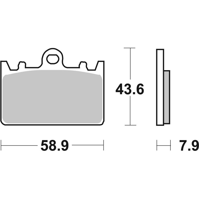 Brzdové destičky BREMBO pro KAWASAKI ZXR 400 1991-2002