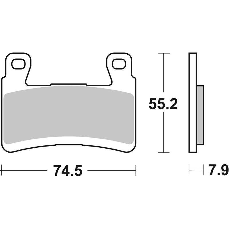 Brzdové destičky BREMBO