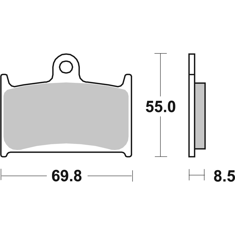 Brzdové destičky BREMBO