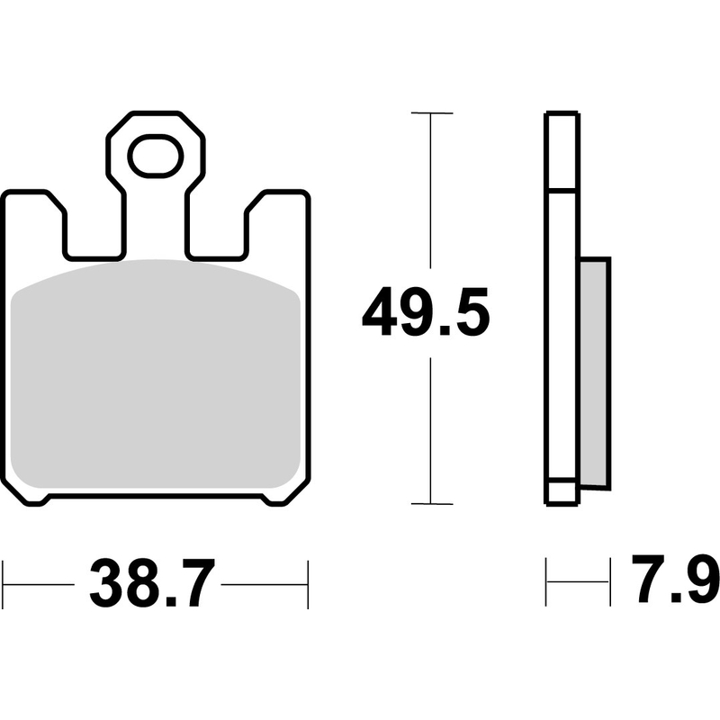 Brzdové destičky BREMBO