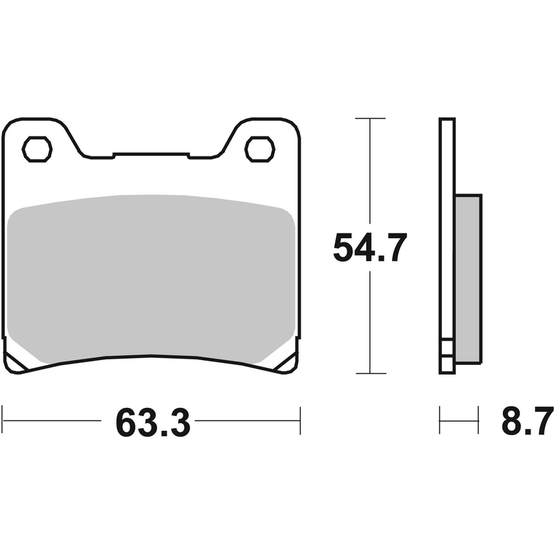 Brzdové destičky BREMBO