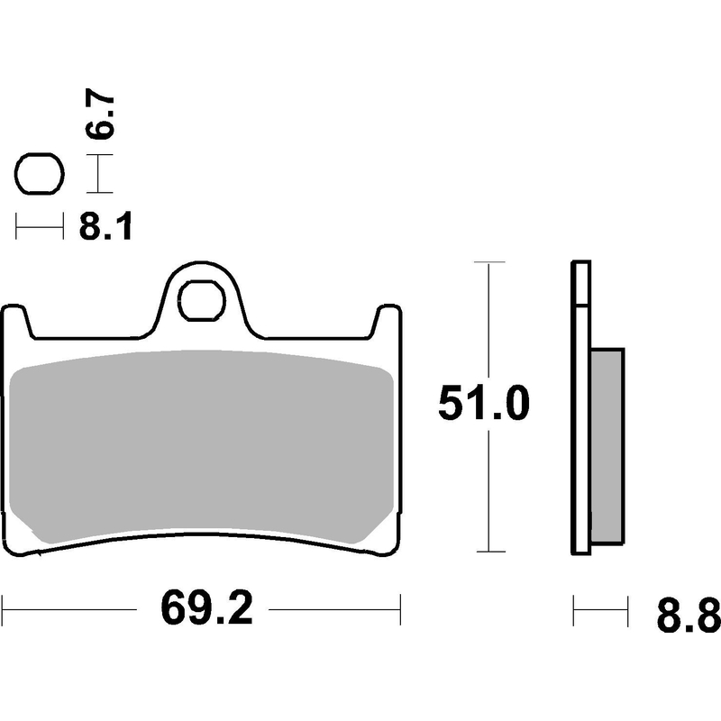 Brzdové destičky BREMBO