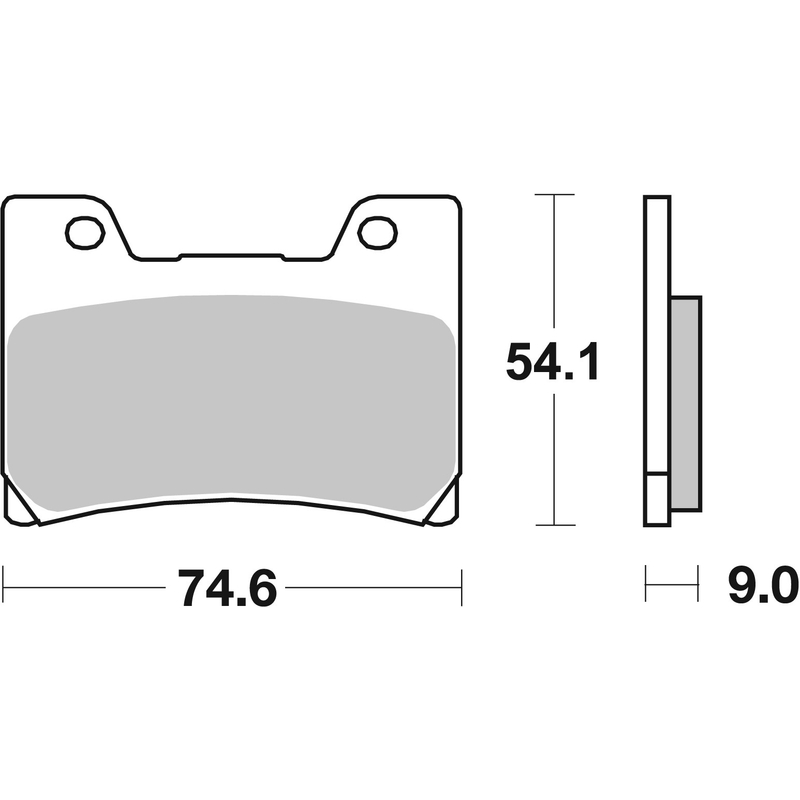 Brzdové destičky BREMBO