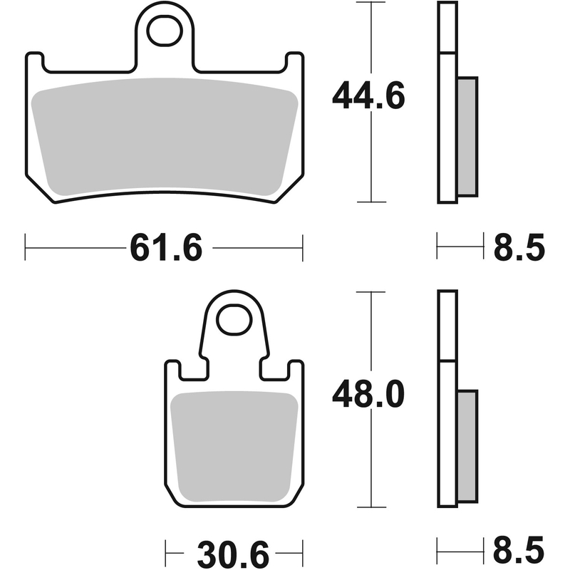 Brzdové destičky BREMBO