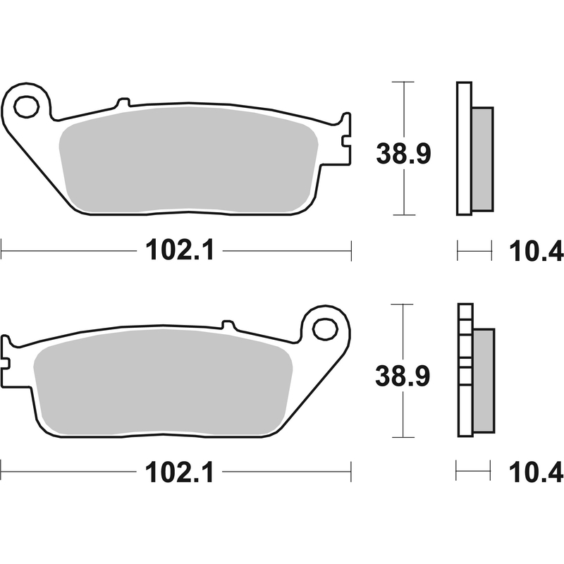 Brzdové destičky BREMBO