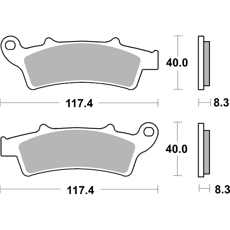 Brzdové destičky BREMBO