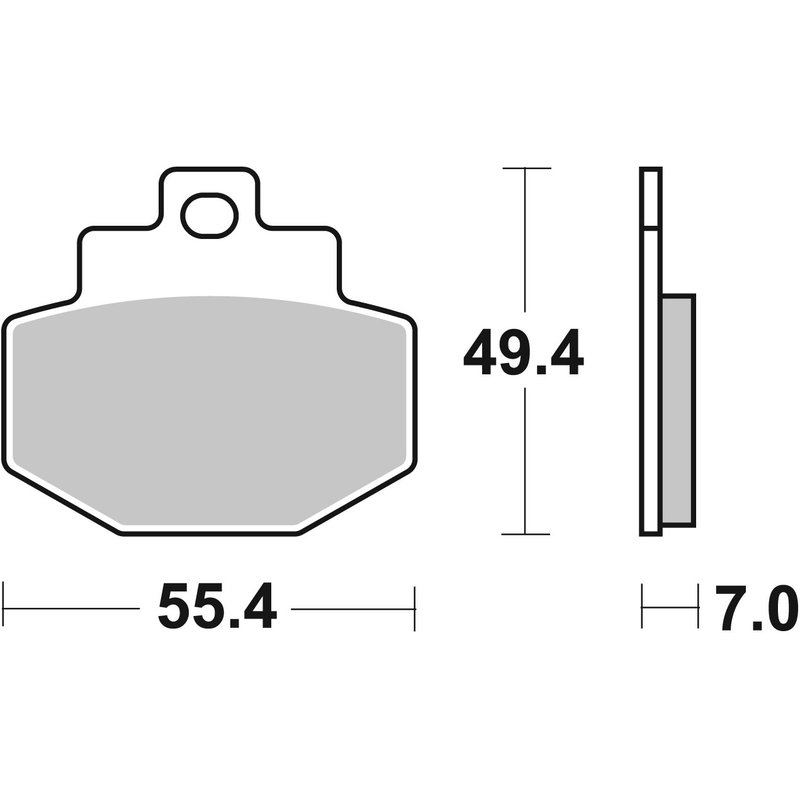 Brzdové destičky BREMBO