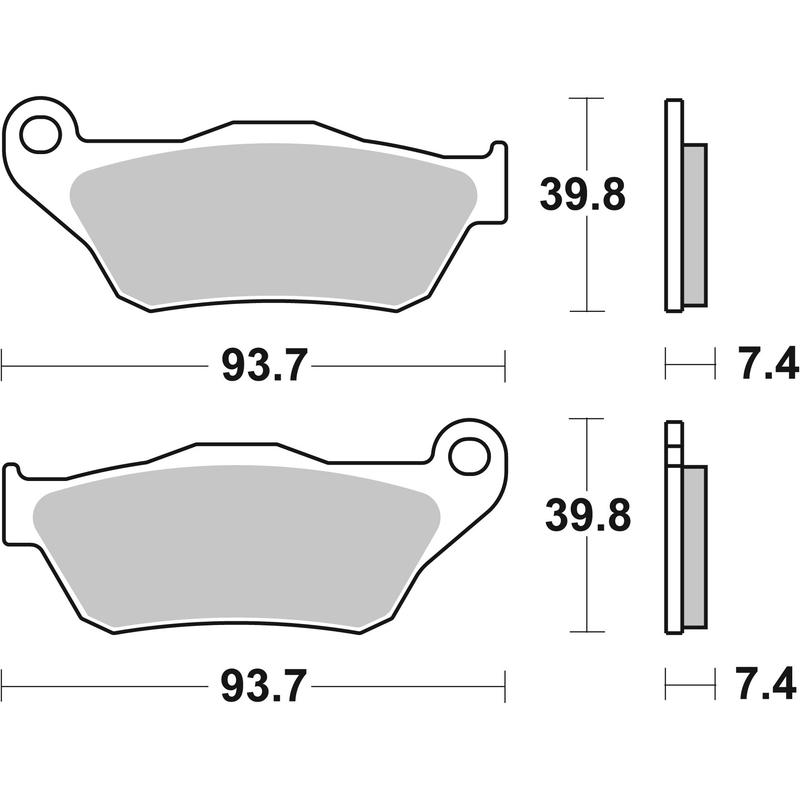 Brzdové destičky BREMBO