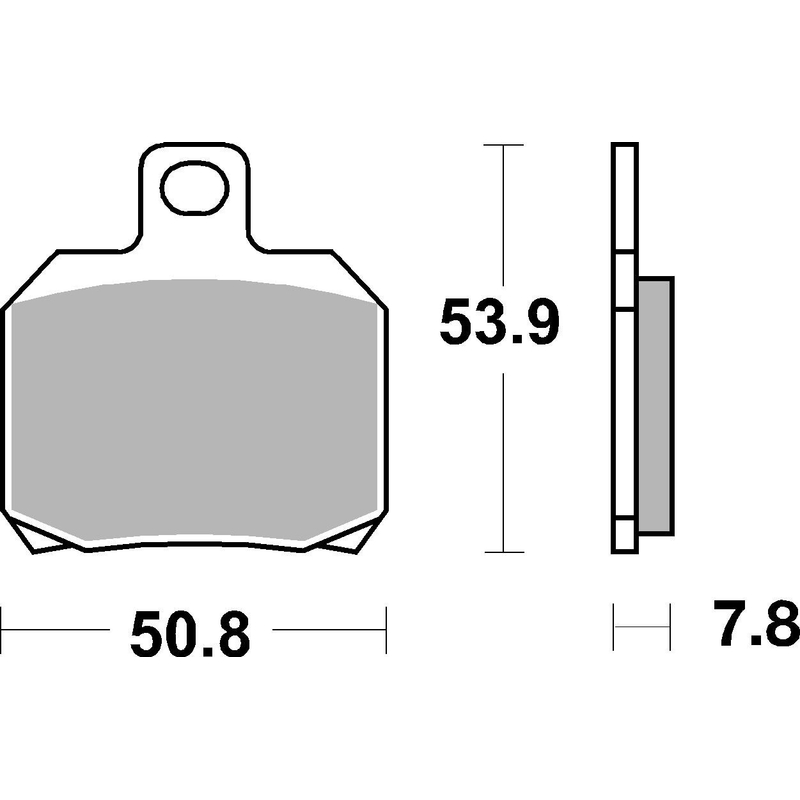 Brzdové destičky BREMBO CC ROAD