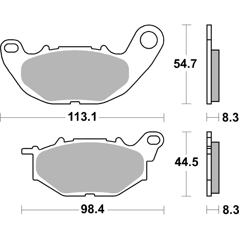 Brzdové destičky BREMBO CC ROAD