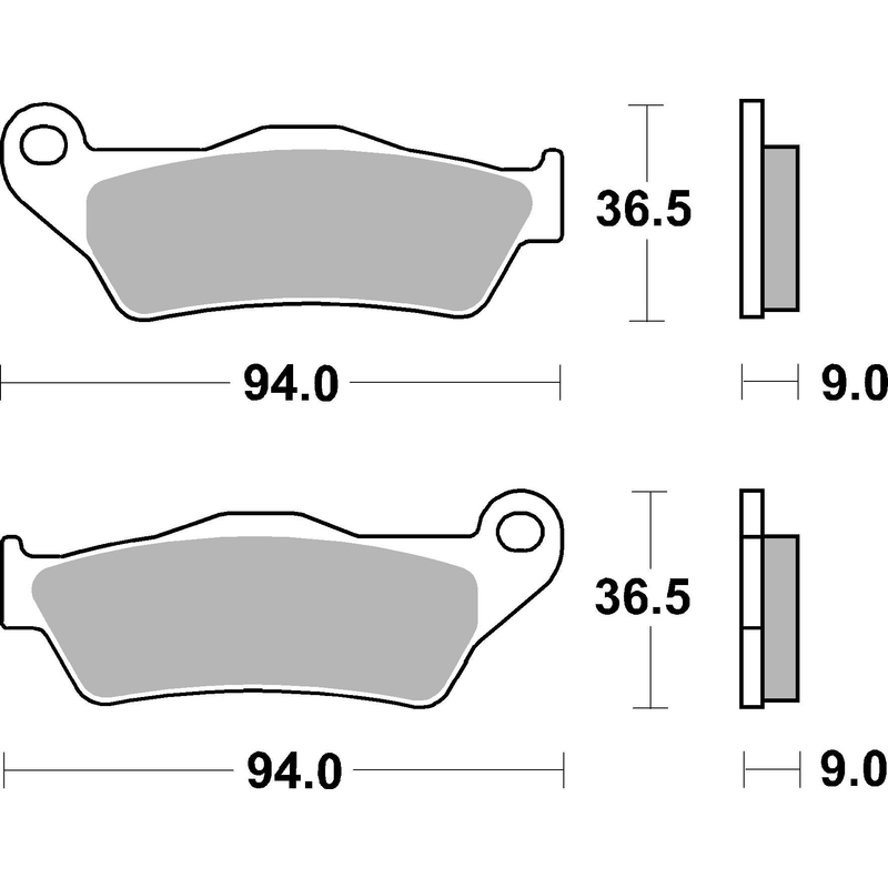 Brzdové destičky BREMBO pro HARLEY DAVIDSON XG 750 Street 2014-2015