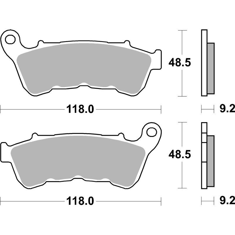Brzdové destičky BREMBO