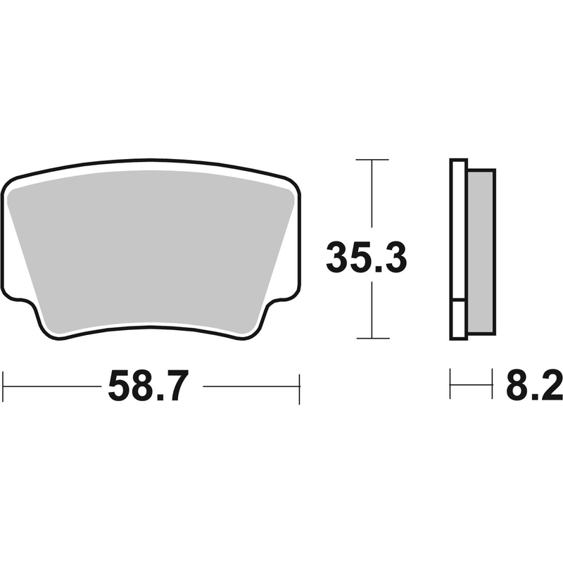 Brzdové destičky BREMBO pro ATV KTM SX Quad 450  2008-2010, ATV KTM SX Quad 505  2008-2012