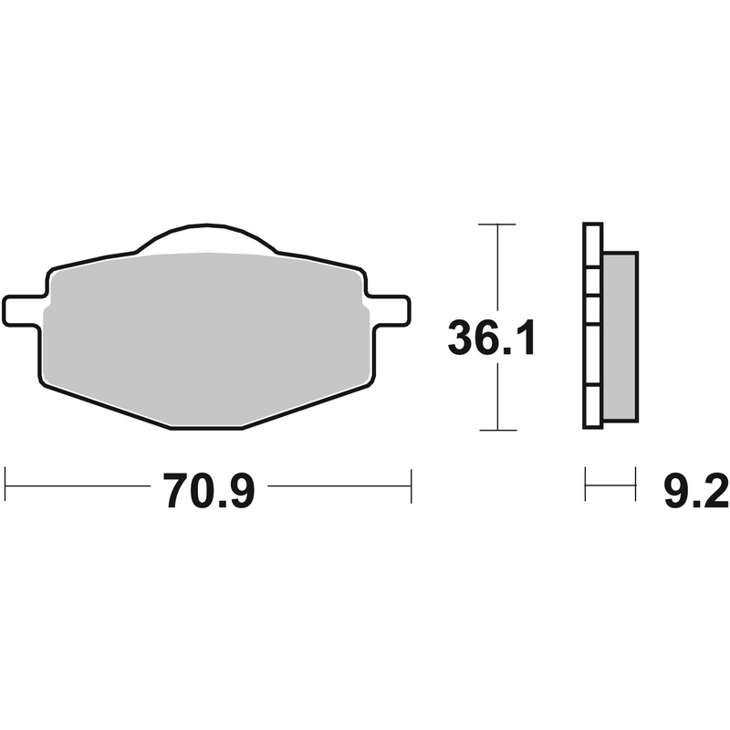 Brzdové destičky BREMBO