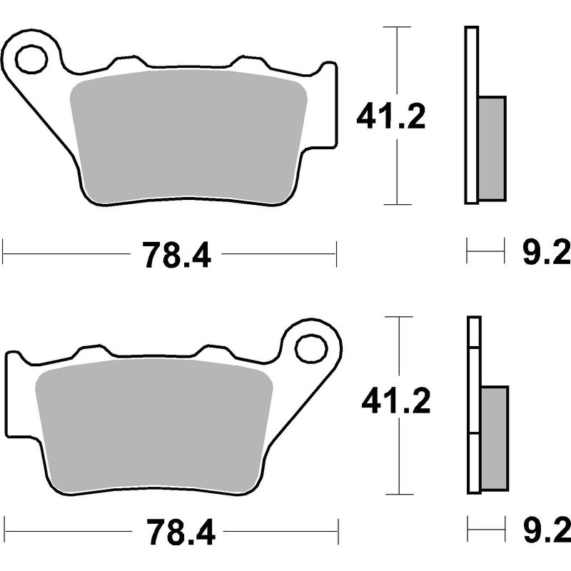 Brzdové destičky BREMBO