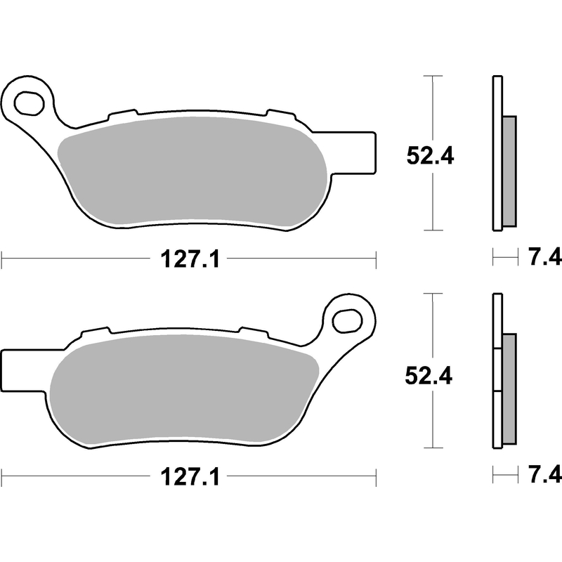 Brzdové destičky BREMBO