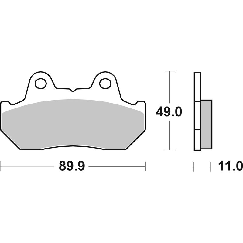 Brzdové destičky BREMBO