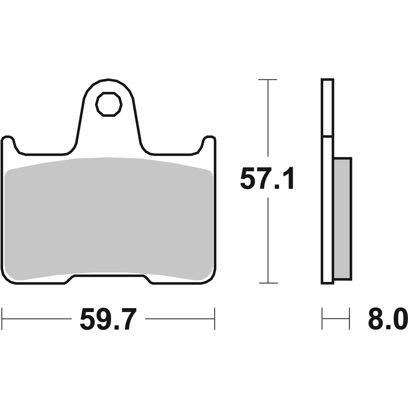 Brzdové destičky BREMBO