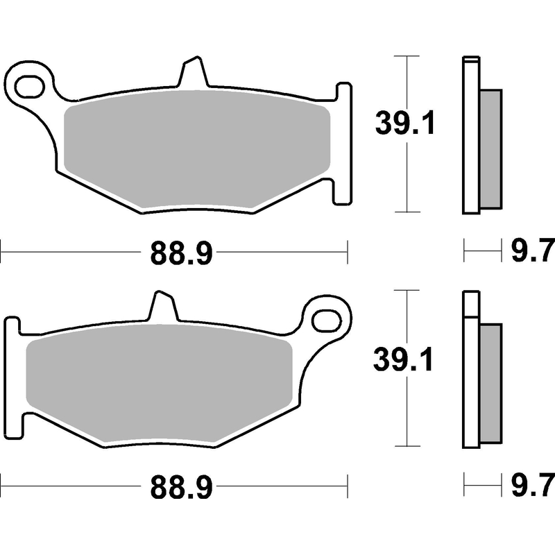Brzdové destičky BREMBO