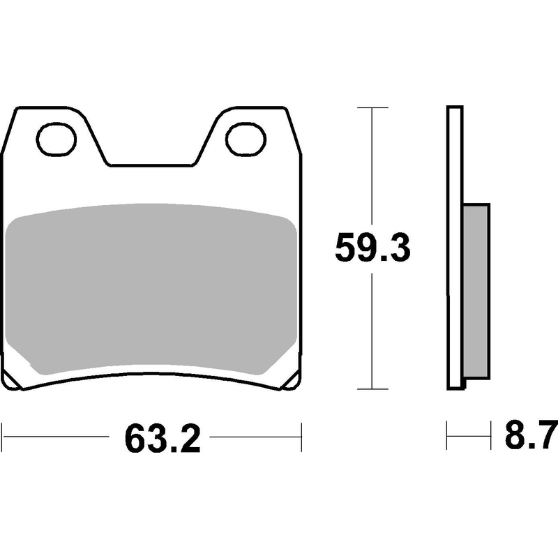 Brzdové destičky BREMBO