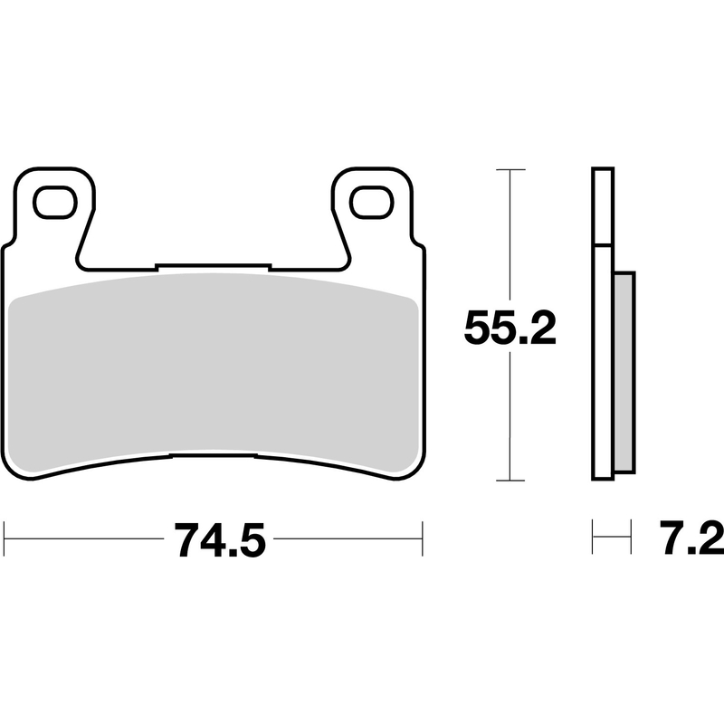Brzdové destičky BREMBO