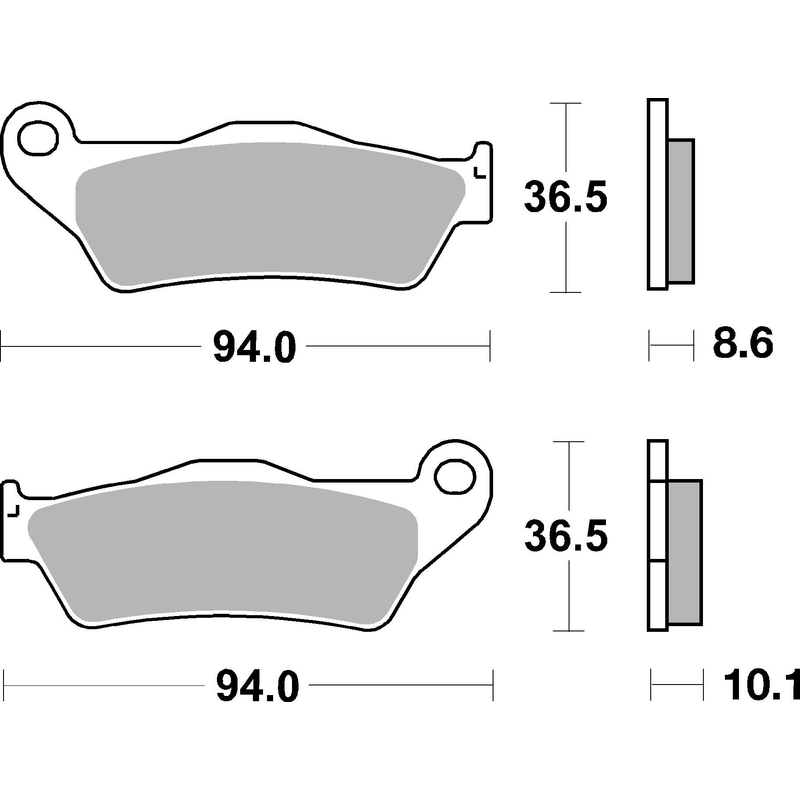 Brzdové destičky BREMBO