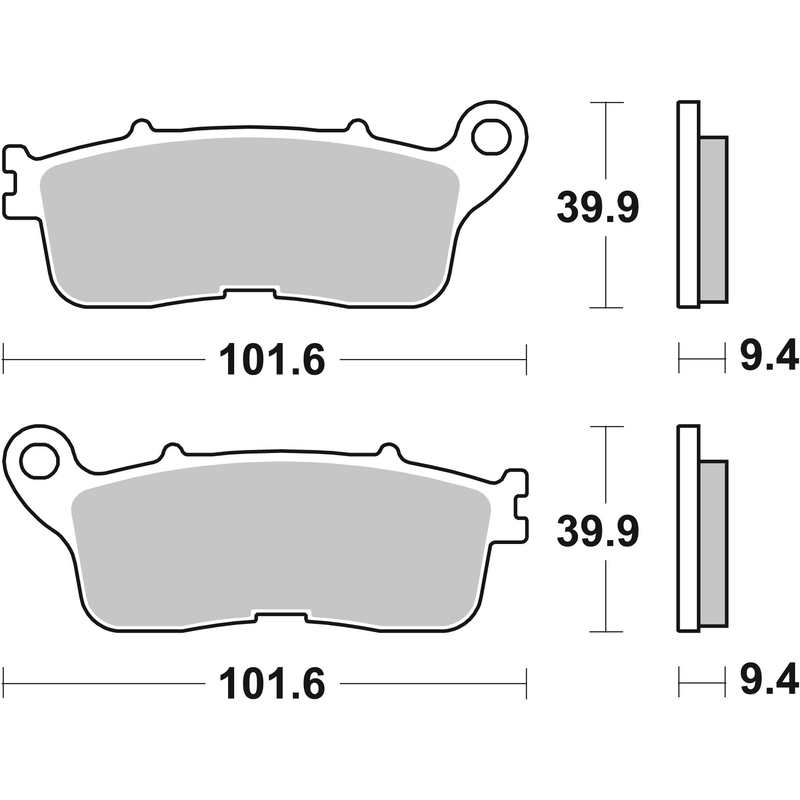 Brzdové destičky BREMBO