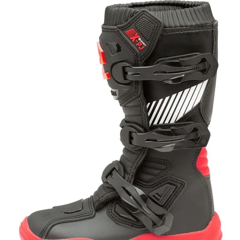 Dětské motokrosové boty na motorku Eleveit X-Peak černo-červené