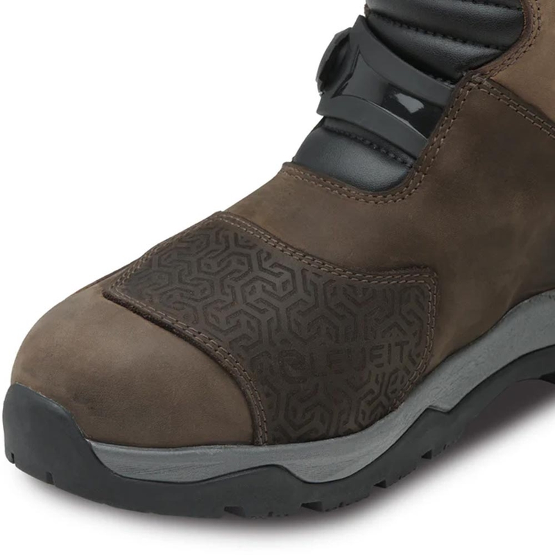 Boty na motorku Eleveit X Land ADV Low E-Dry hnědé