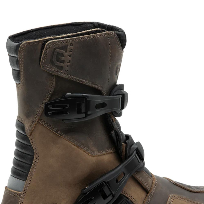 Boty na motorku Eleveit X Land ADV Low E-Dry hnědé