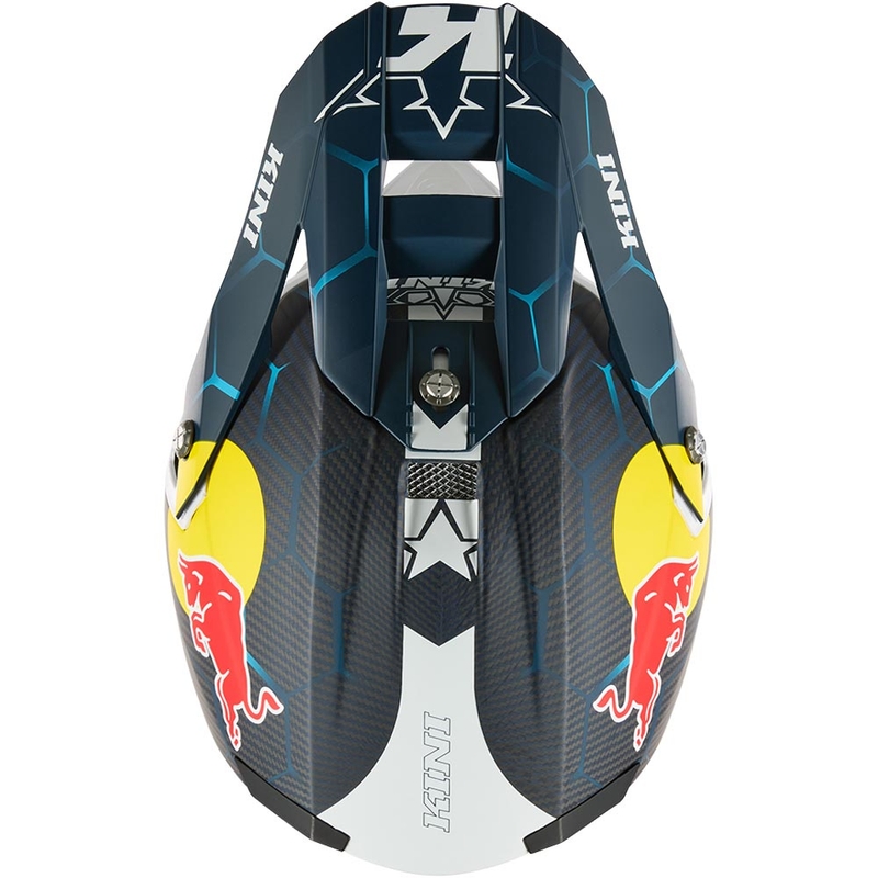 Motokrosová helma KINI Red Bull MXC2 2.0 modro-bílá